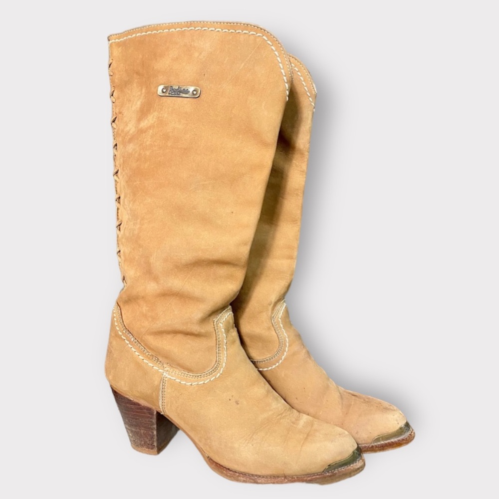 VTG ZODIAC SUEDE WESTERN BOOTS